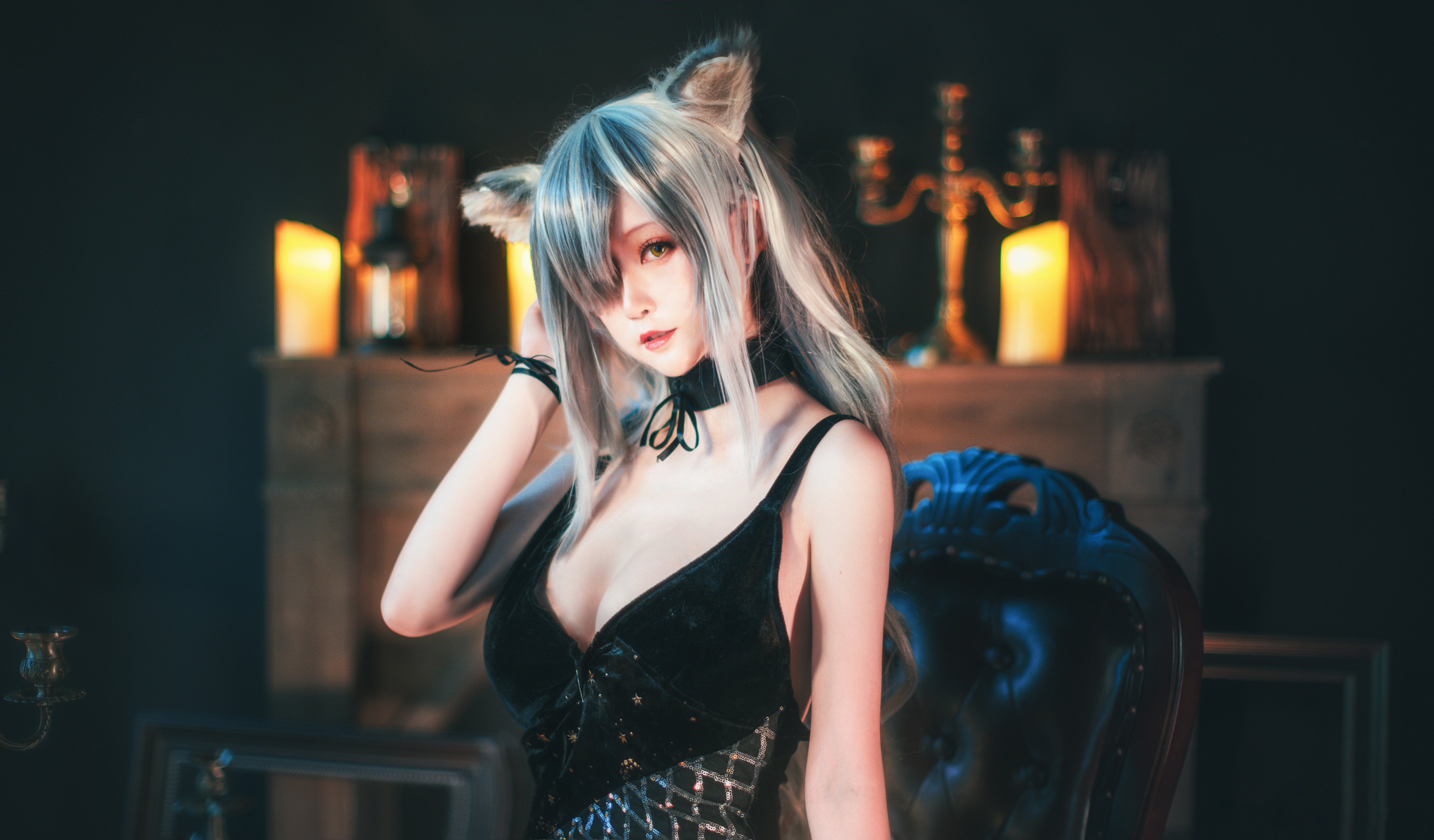 yui金鱼·NO.025 明日方舟 黑 [16P-91MB]