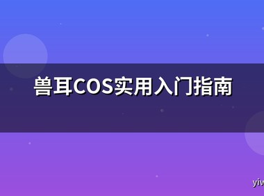 兽耳COS实用入门指南